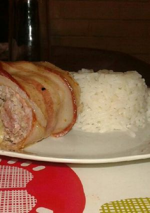 Una foto de Rollo de carne relleno