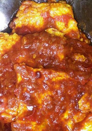 Foto resep Telur dadar sambalado