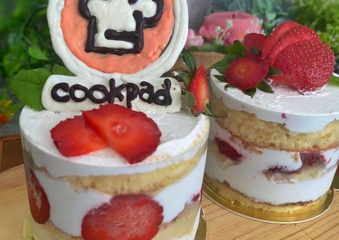 Langkah Mudah untuk Menyiapkan Strawberry shortcake Anti Gagal