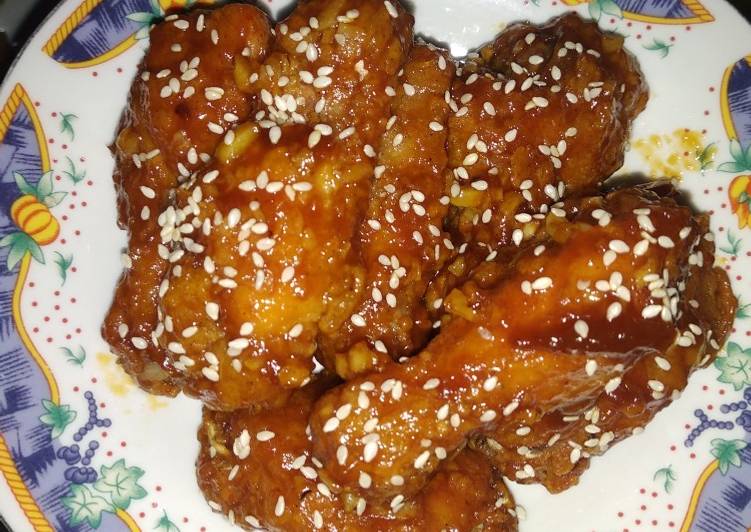 Resep Korean fried chicken Anti Gagal