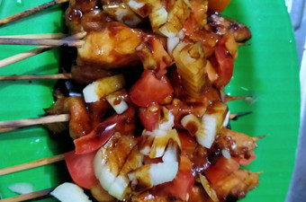 Resep Sate Ayam Bumbu Kecap Bawang Praktis