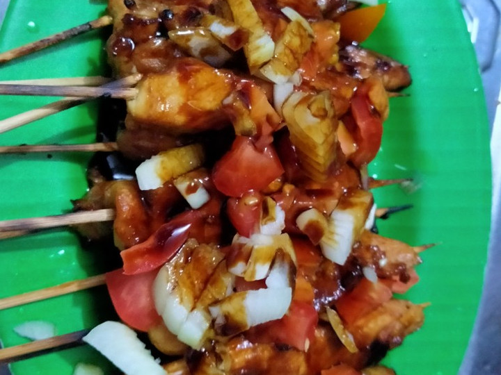 Resep Sate Ayam Bumbu Kecap Bawang Praktis