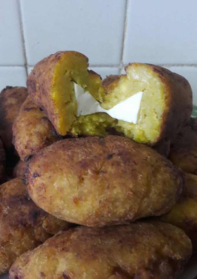 Una foto de Plátanos rellenos de queso