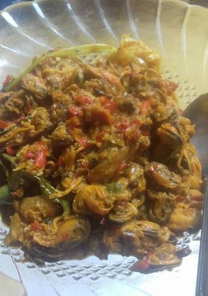 Foto resep Tumis kerang pedas manis