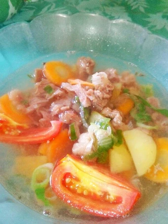 Cara Mudah Menyiapkan Resep Sup sapi wortel kentang berempah Anti Ribet, Mantap