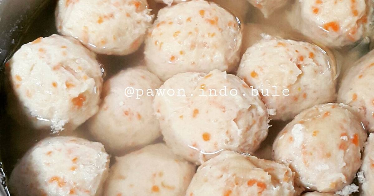 Resep Bakso Ayam Wortel Oleh Pawon Indo Bule Cookpad