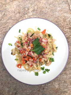 Foto resep Spaghetti Aglio e Olio Sambal Matah