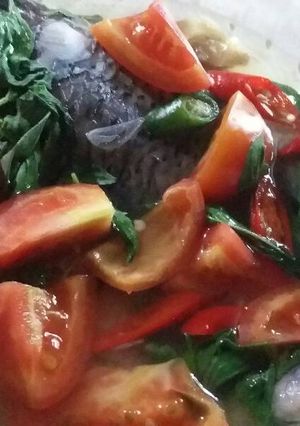 Foto resep ikan mas rempah kuah bening