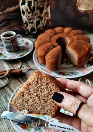 عکسی از دستور کیک دارچینی