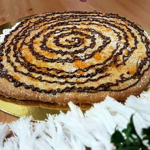 Galleta gigante de naranja, mandarina y chocolate!!!