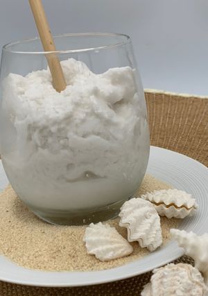 Une photo de Granité à la noix de coco