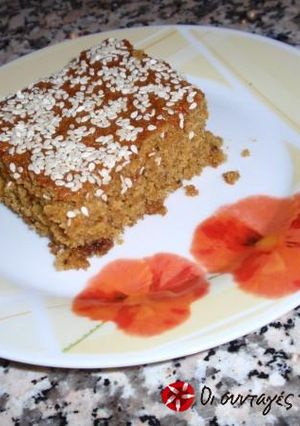 Φωτογραφία της συνταγής Νηστίσιμη πορτοκαλόπιτα με σουσάμι