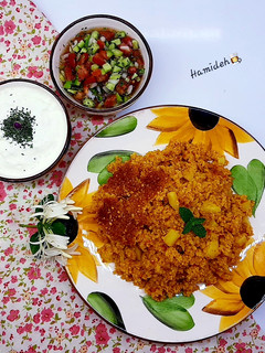 عکسی از دستور دمی گِمنه (بلغور گندم)🥰