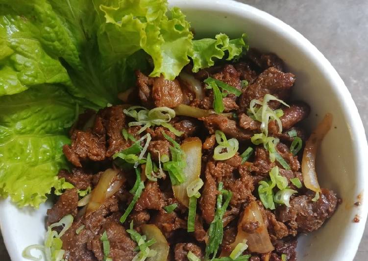 Resep Spicy Beef Bulgogi yang Lezat