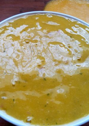 A picture of Mango Apple smoothie.