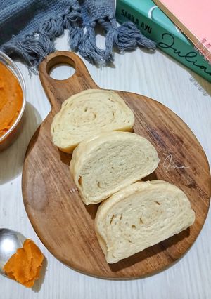 Foto resep Roti Kukus Pontianak Selai Ubi Orange