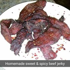 A picture of Sweet and Spicy Beef Jerky.