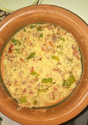 A picture of Couscous with Vegetables.