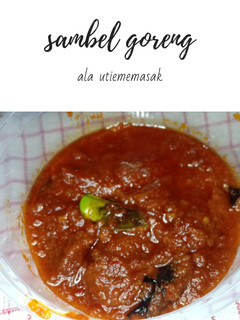 Foto resep Sambel goreng mantul