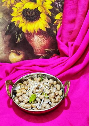 A picture of Peanut sundal (specially for vrat).