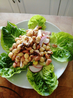 Una foto de Ensalada de frijoles