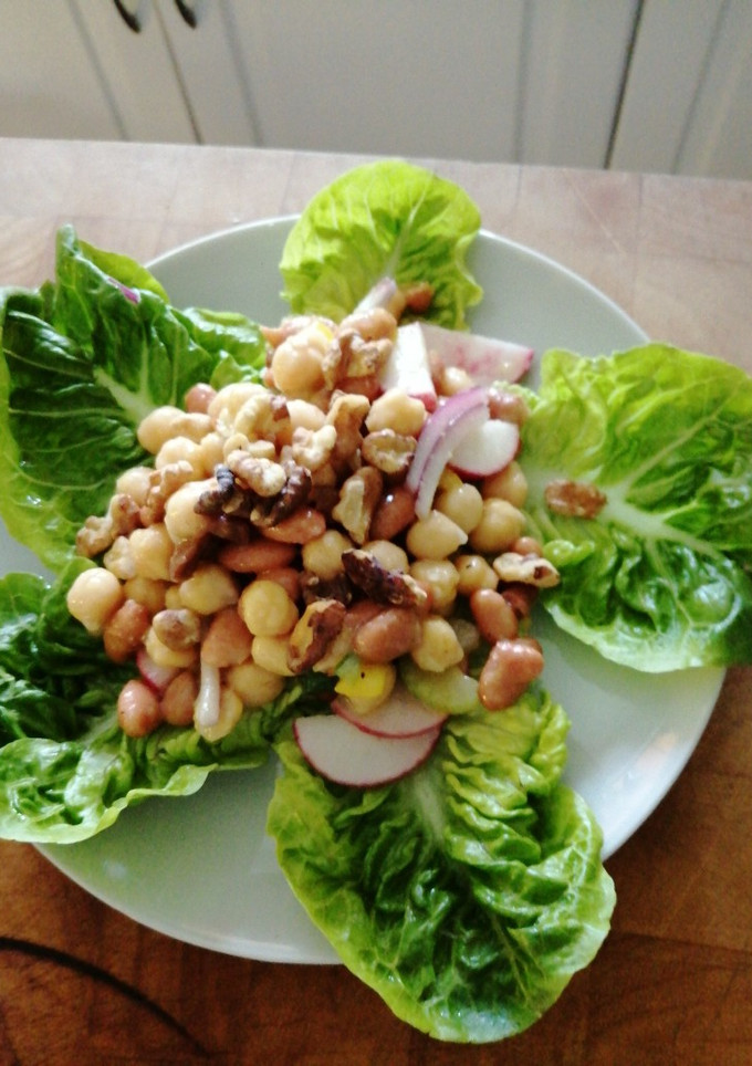 Una foto de Ensalada de frijoles