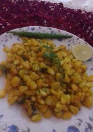 A picture of Corn chatkara.