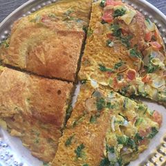 A picture of Vegetable Bread Omelette.