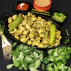 A picture of Green Garlic Methi Pakore.