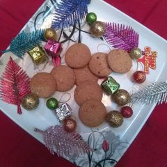 A picture of Almond and butter Cookies.