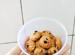 Foto resep Oatmeal cookies renyah 3 bahan(simpel,healthy and diet friendly)