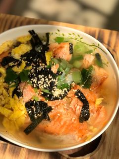 鮭魚茶泡飯 的食譜成品照片