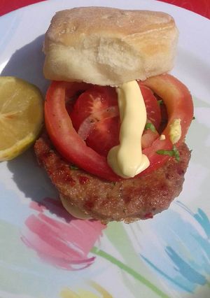 Una foto de Hamburguesas caseras