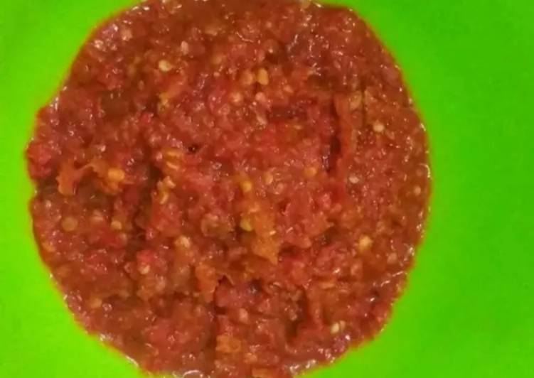 Cara Gampang Menyiapkan Sambel terasi lamongan yang Menggugah Selera