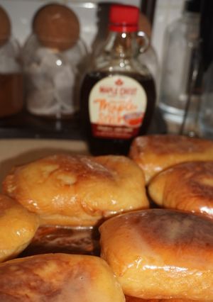 A picture of Maple Glazed Doughnut Bars.