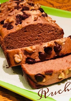 A picture of Eggless Banana Loaf.