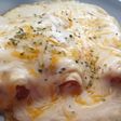 Canelones de atún a los 4 quesos
