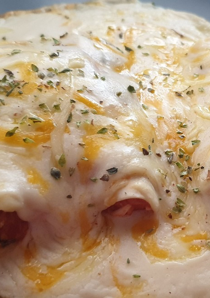 Una foto de Canelones de atún a los 4 quesos