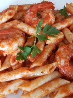 Una foto de Macarrones a la marinera