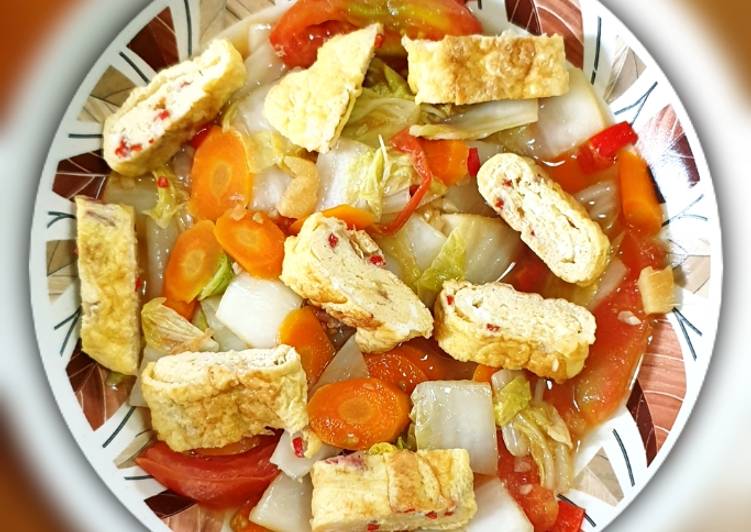 Bahan Tumis sawi putih + dadar gulung | Resep Bumbu Tumis sawi putih + dadar gulung Yang Bikin Ngiler
