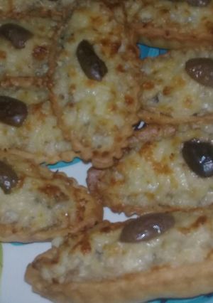 صورة لوصفة ليي باغيت باللحم المطحون والدجاج يشهو 🧀🧀🧀