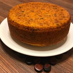 A picture of Eggless Pineapple Tutty-Fruity Cake (without condensed milk and butter).