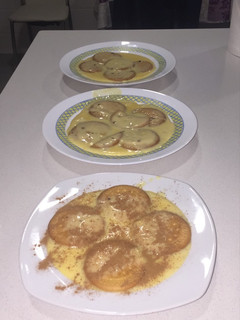 Una foto de Flan con galletas María