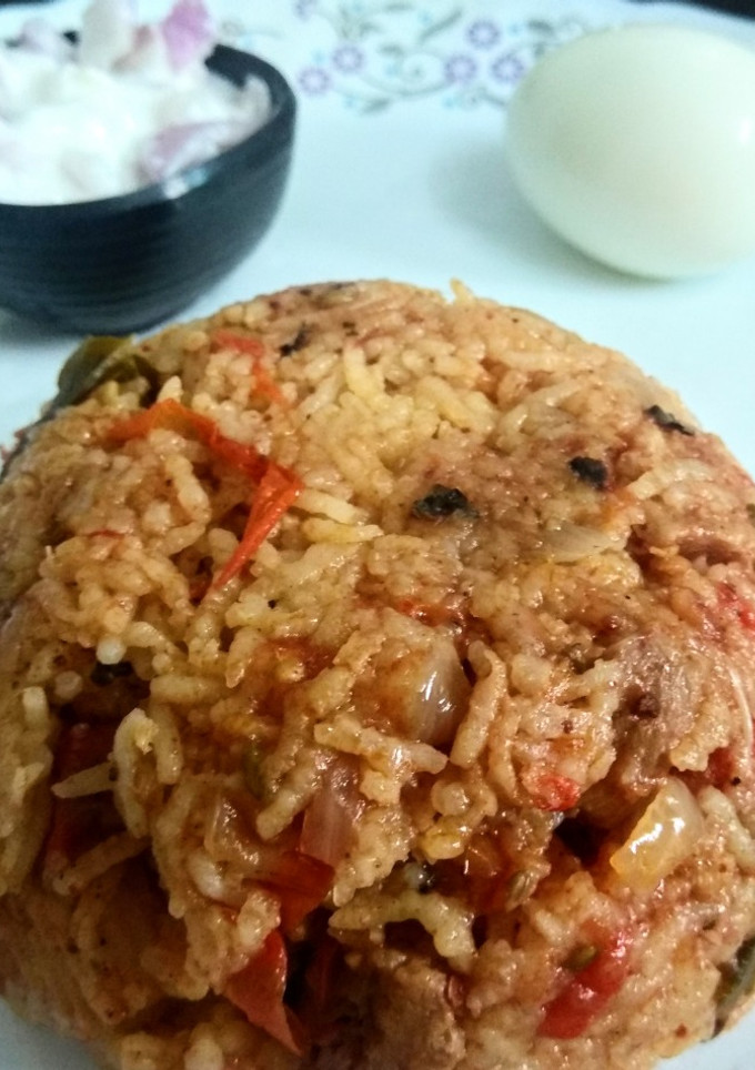 மீல் மேக்கர் தக்காளி சாதம் செய்முறை முக்கிய புகைப்படம்