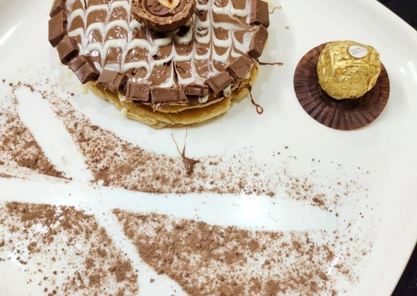 Ferrero Rocher Cake With Topping Cadbury Chocolate