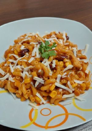 Mexikói csirkés tészta recept fotója