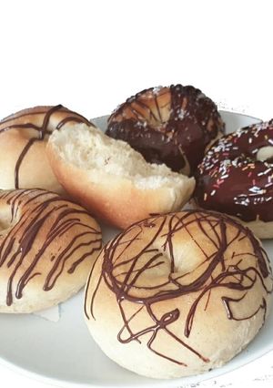 Une photo de Donuts au four