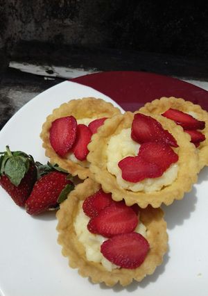 Foto resep Pie buah stroberi