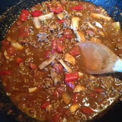 A picture of Pesto Spag Bol - easy!.