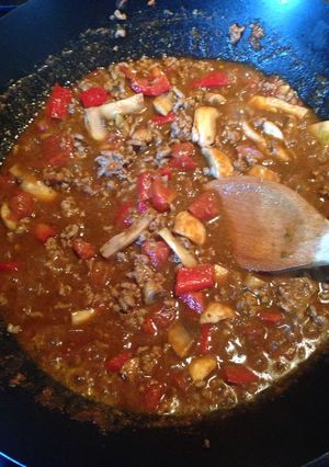 A picture of Pesto Spag Bol - easy!.